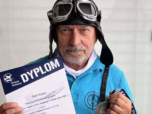 Członek KOMPAS z dyplomem i medalem IX Model Show Poznań 2025